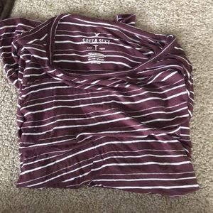 American Eagle Silky Long Sleeve Shirt
